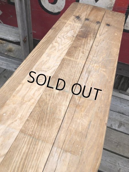 画像12: Vintage Stur-Dee Wooden Ironing Board Table (B649) (12)