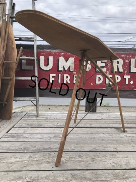 画像6: Vintage Wooden Ironing Board Table (B646) (6)