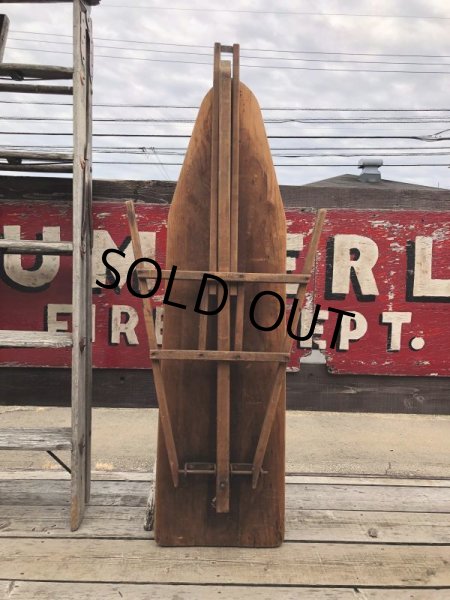 画像15: Vintage Stur-Dee Wooden Ironing Board Table (B649) (15)