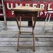 画像4: Vintage ARWOO Wooden Ironing Board Table (B648) (4)