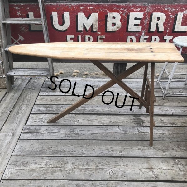 画像4: Vintage Stur-Dee Wooden Ironing Board Table (B649) (4)