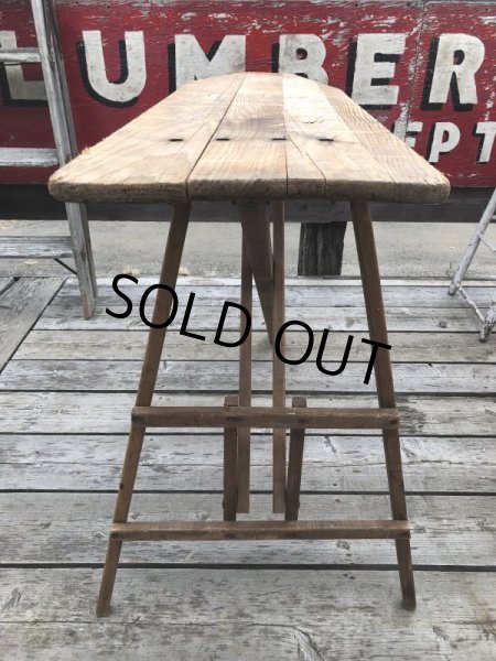 画像2: Vintage Stur-Dee Wooden Ironing Board Table (B649) (2)