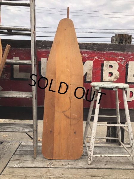 画像12: Vintage Wooden Ironing Board Table (B646) (12)