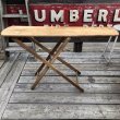 画像3: Vintage ARWOO Wooden Ironing Board Table (B648) (3)