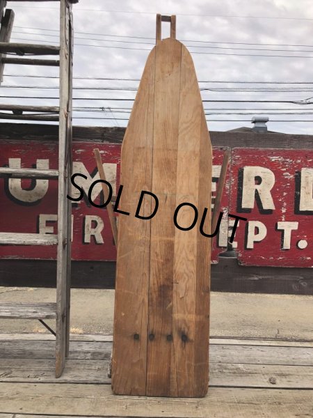 画像16: Vintage Stur-Dee Wooden Ironing Board Table (B649) (16)