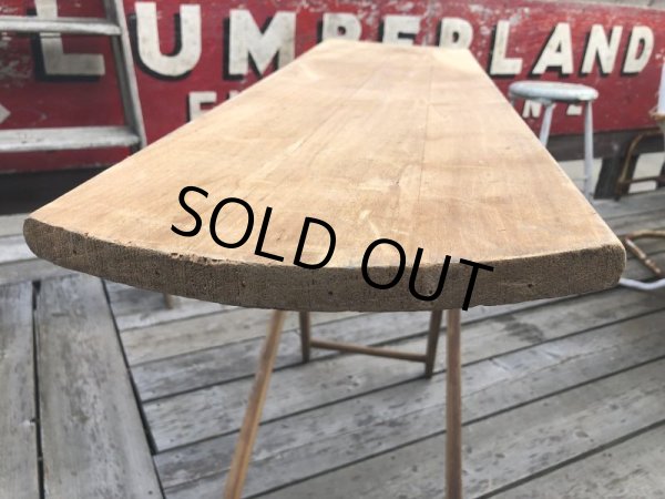 画像10: Vintage ARWOO Wooden Ironing Board Table (B648) (10)