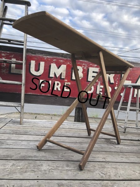 画像7: Vintage ARWOO Wooden Ironing Board Table (B648) (7)