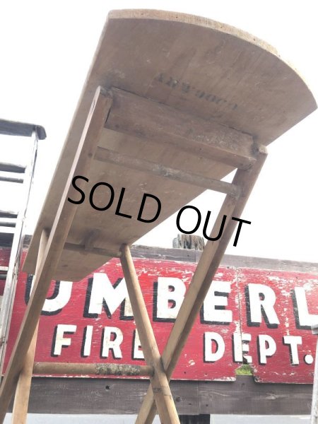 画像5: Vintage ARWOO Wooden Ironing Board Table (B648) (5)