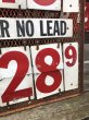 画像18: 【店舗引き取り限定】 Vintage Large Gas Station Metal Gas Prices Sign (B650) (18)