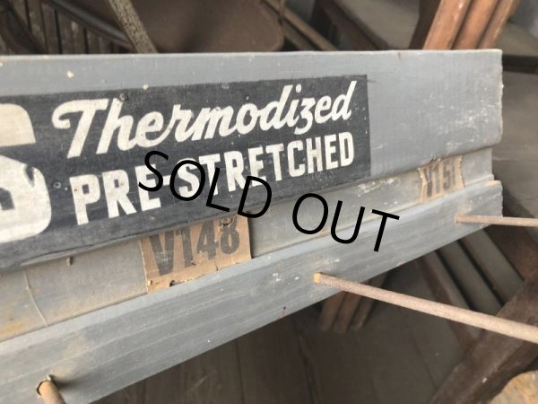 画像10: Vintage Advertising Thermoid Fan Belt Wooden Store Display Rack (B651) (10)