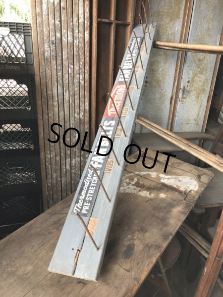 画像16: Vintage Advertising Thermoid Fan Belt Wooden Store Display Rack (B651) (16)