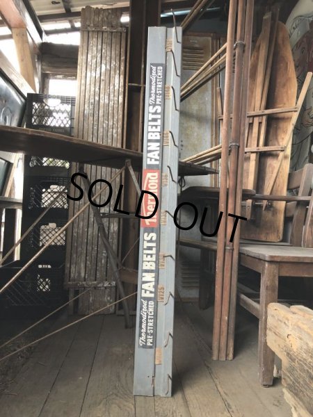 画像4: Vintage Advertising Thermoid Fan Belt Wooden Store Display Rack (B651) (4)