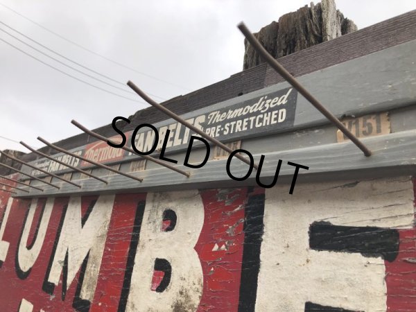 画像3: Vintage Advertising Thermoid Fan Belt Wooden Store Display Rack (B651) (3)