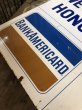 画像5: 50s Vintage Original Large Heavy Porcelain Double Sided Credit Card Sign (B652) (5)