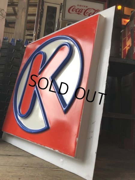 画像3: Vintage U.S.A Circle K Convenience Store & Gas Station Sign 84x85cm (B661) (3)