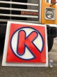 画像14: Vintage U.S.A Circle K Convenience Store & Gas Station Sign 84x85cm (B661) (14)