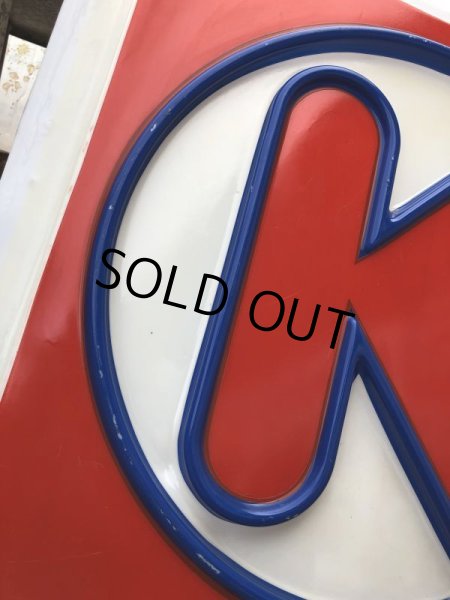 画像12: Vintage U.S.A Circle K Convenience Store & Gas Station Sign 84x85cm (B661) (12)