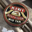 画像2: Vintage KIWI Boot Polish Tin Can MID TAN (B665) (2)