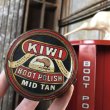 画像1: Vintage KIWI Boot Polish Tin Can MID TAN (B665) (1)