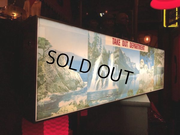 画像2: Vintage FALSTAFF Beer Advertising Mount Rushmore Store Display Lighted Sign (B670) (2)