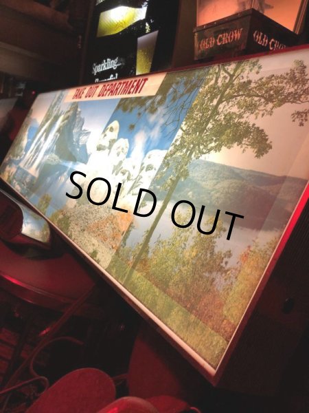 画像3: Vintage FALSTAFF Beer Advertising Mount Rushmore Store Display Lighted Sign (B670) (3)