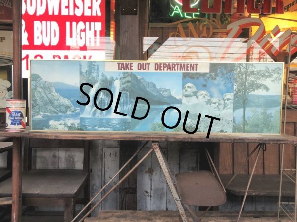 画像13: Vintage FALSTAFF Beer Advertising Mount Rushmore Store Display Lighted Sign (B670) (13)