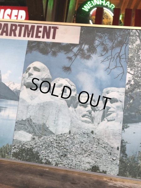 画像23: Vintage FALSTAFF Beer Advertising Mount Rushmore Store Display Lighted Sign (B670) (23)