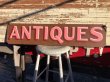 画像14: 50s Vintage Antiques Hand Painted Sign (B671) (14)