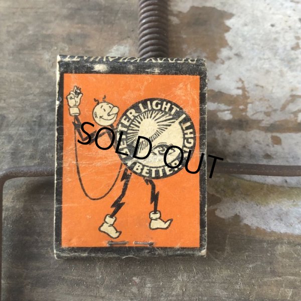 画像2: Vintage Reddy Kilowatt Matchbook (B676) (2)