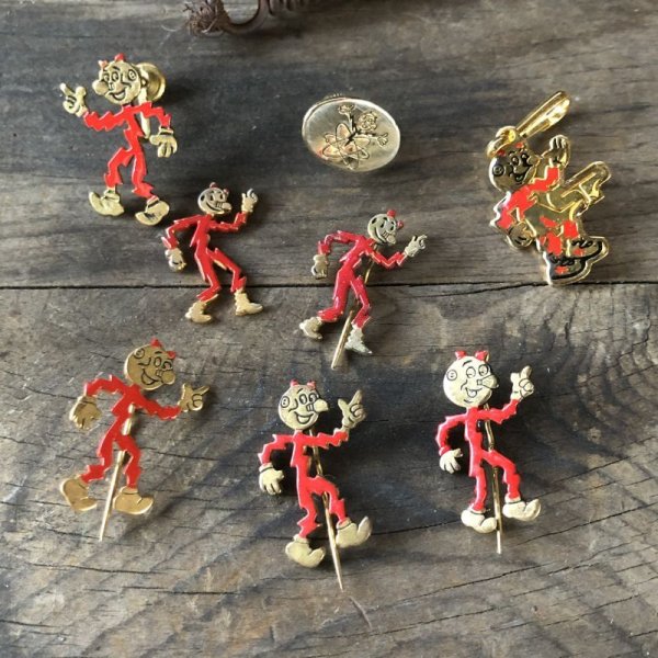 画像6: Vintage Reddy Kilowatt Pins (B682) (6)