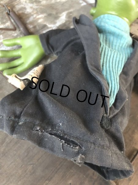 画像20: 60s Vintage Mattel The Munsters TV Show Herman Tanking Hand Puppet Doll (B686) (20)