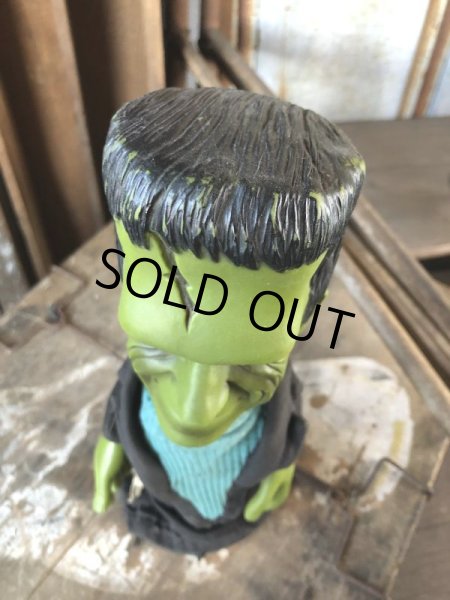 画像7: 60s Vintage Mattel The Munsters TV Show Herman Tanking Hand Puppet Doll (B686) (7)