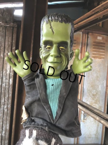 画像25: 60s Vintage Mattel The Munsters TV Show Herman Tanking Hand Puppet Doll (B686) (25)