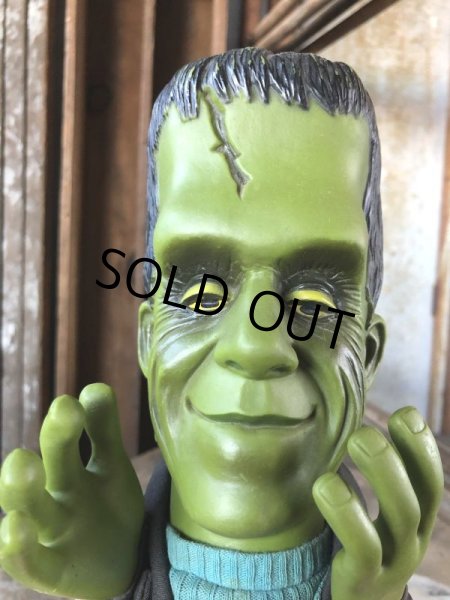 画像18: 60s Vintage Mattel The Munsters TV Show Herman Tanking Hand Puppet Doll (B686) (18)