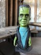 画像1: 60s Vintage Mattel The Munsters TV Show Herman Tanking Hand Puppet Doll (B686) (1)