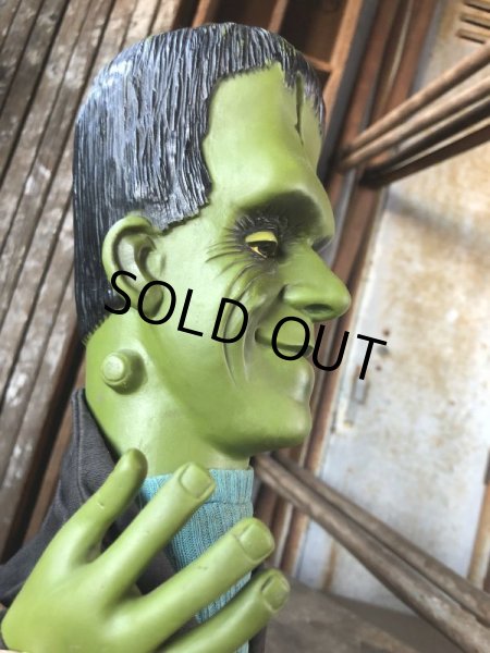 画像16: 60s Vintage Mattel The Munsters TV Show Herman Tanking Hand Puppet Doll (B686) (16)