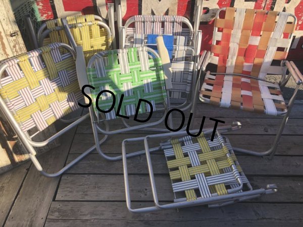 画像12: 60s Vintage Folding Lawn Chair G (B693) (12)