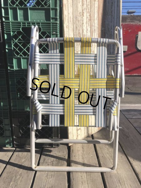 画像11: 60s Vintage Folding Lawn Chair YxW (B690) (11)