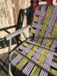 画像10: 60s Vintage Folding Lawn Chair Y x W,R (B695) (10)