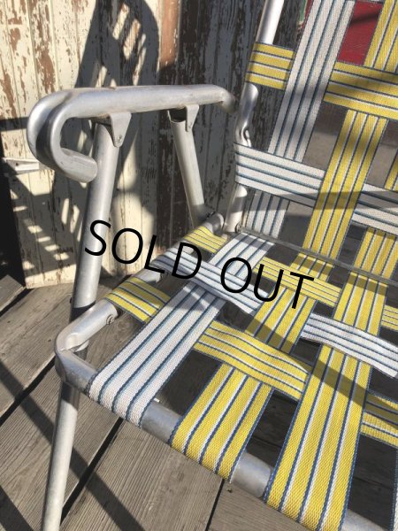 画像6: 60s Vintage Folding Lawn Chair YxW (B690) (6)