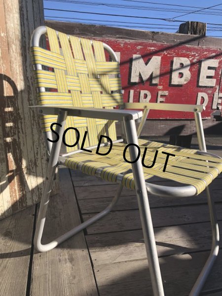 画像9: 60s Vintage Folding Lawn Chair YxB (B692) (9)