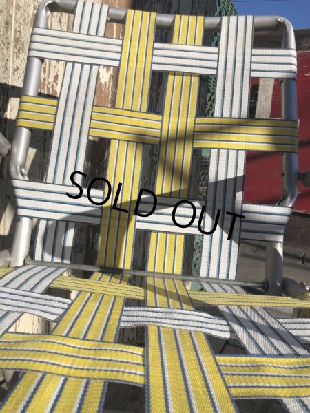 画像8: 60s Vintage Folding Lawn Chair YxW (B690) (8)