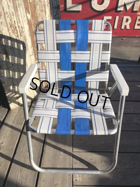 画像2: 60s Vintage Folding Lawn Chair B (B694) (2)
