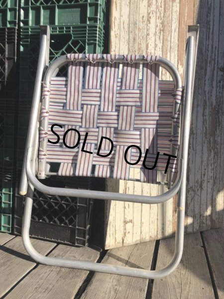 画像11: 60s Vintage Folding Lawn Chair WxR (B691) (11)