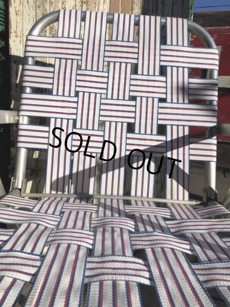 画像7: 60s Vintage Folding Lawn Chair WxR (B691) (7)