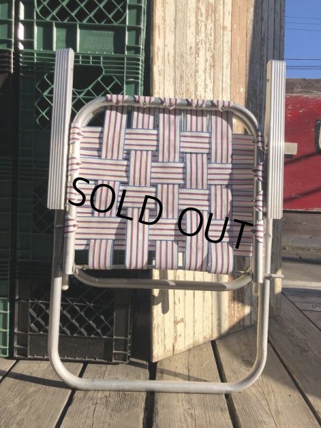 画像12: 60s Vintage Folding Lawn Chair WxR (B691) (12)