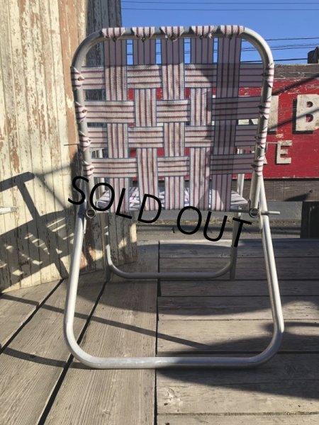 画像4: 60s Vintage Folding Lawn Chair WxR (B691) (4)