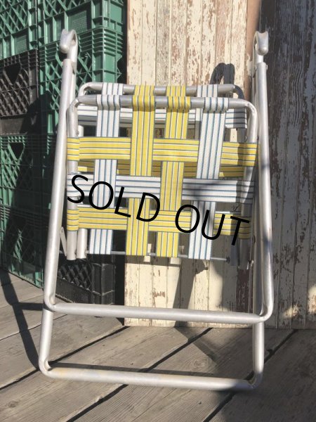 画像10: 60s Vintage Folding Lawn Chair YxW (B690) (10)
