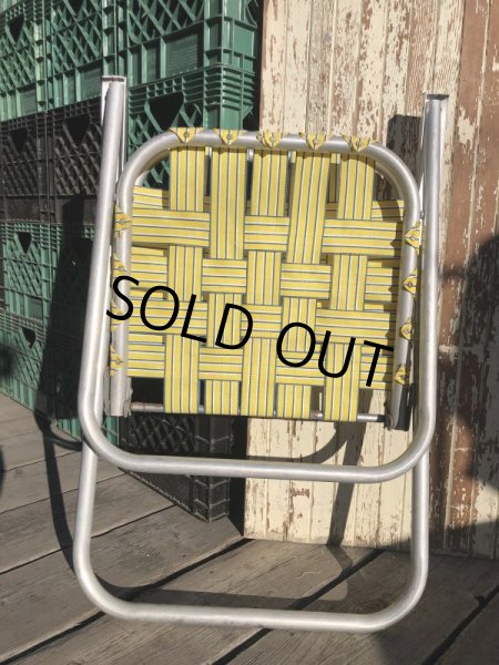 画像13: 60s Vintage Folding Lawn Chair YxB (B692) (13)