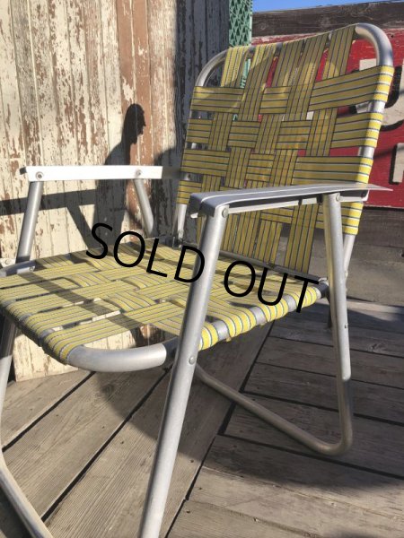 画像8: 60s Vintage Folding Lawn Chair YxB (B692) (8)